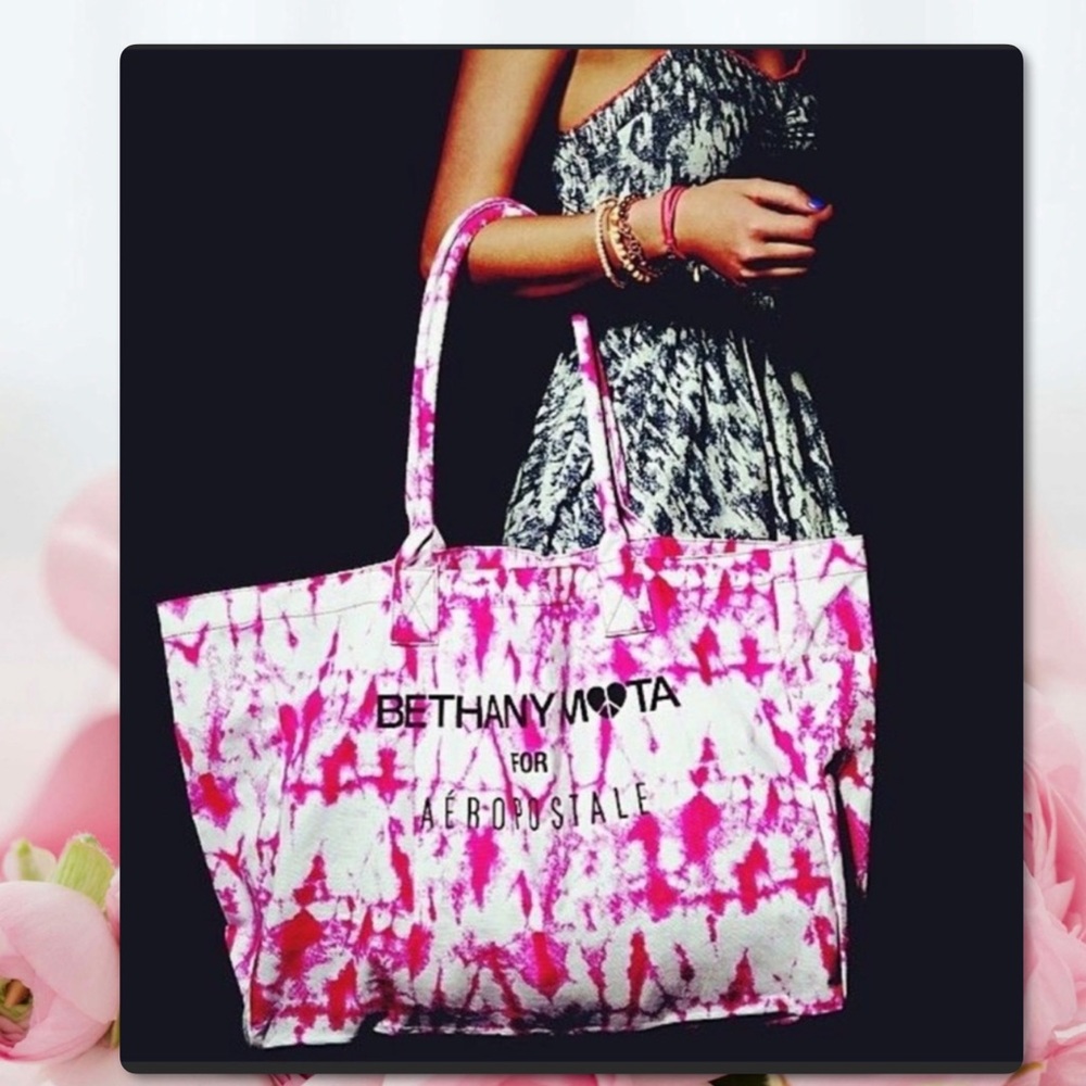 BETHANY MOTA FOR AEROPOSTALE TIE DYE TOTE BAG NWOT - Picture 4 of 8